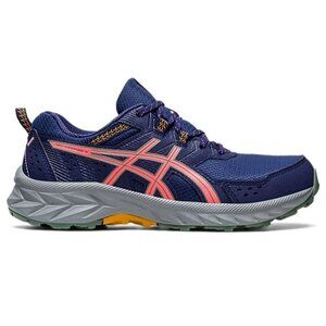 Asics Gel Venture 9 Womens 7 Trail Running Shoes Indigo Blue Papaya